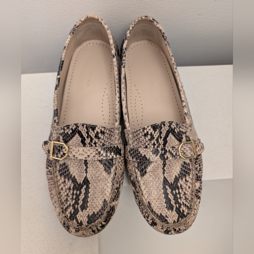 Snakeskin Loafers